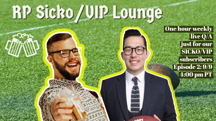 SICKO/VIP Lounge Episode 2: Week 1 Q/A (9/7/2021)