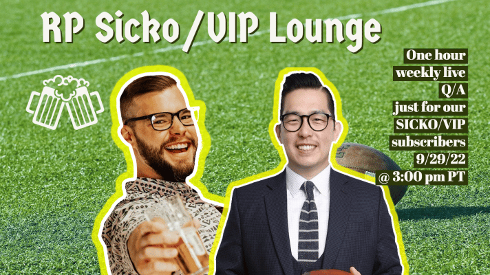 SICKO/VIP Lounge: Week 10 Q/A Session (11/10/2022)