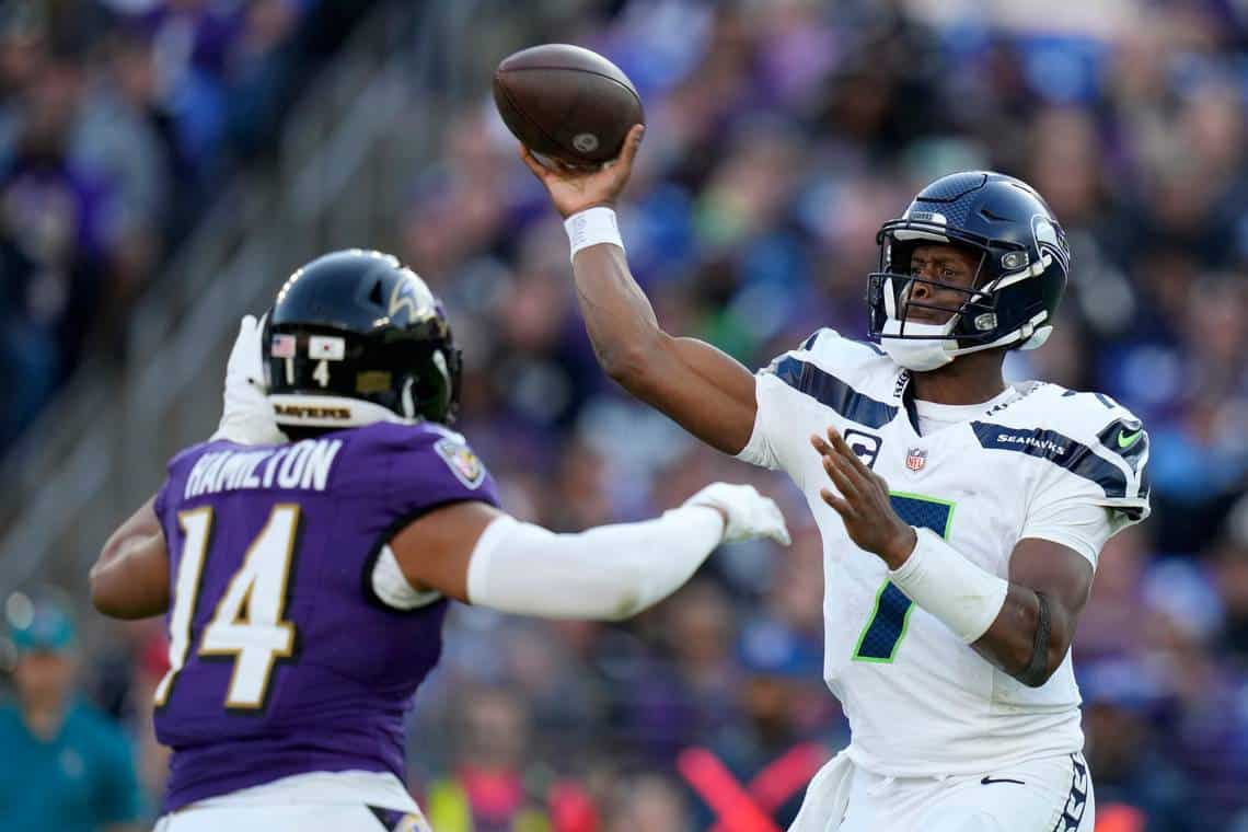 Geno Smith Week 9 Charting Review